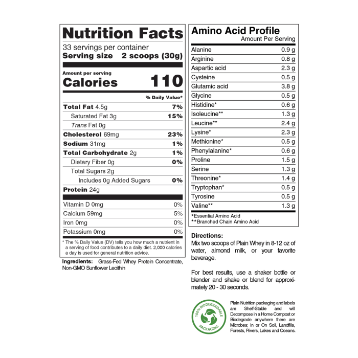 Protein whey casein isolate oats gainer weight amino acid profile micellar blend ultimate premium hydrolyzed hydro average unflavored chocolate flavored