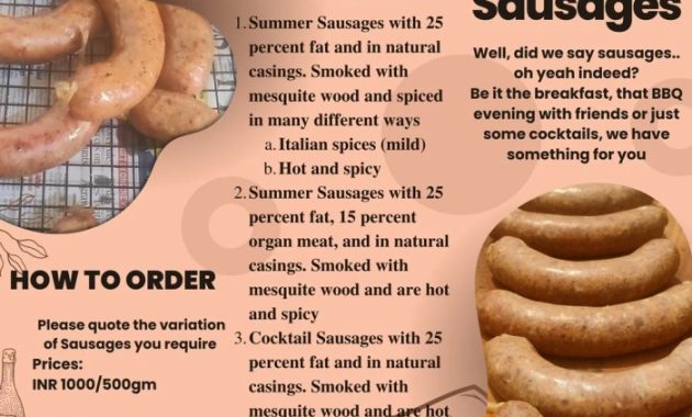 Pork Sausage Nutrition Facts A Complete Guide